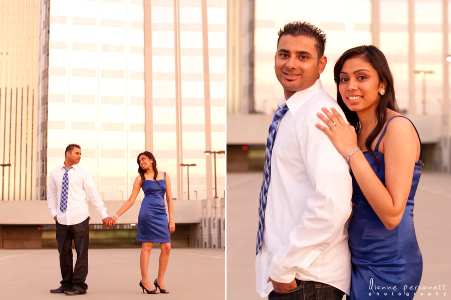 Uptown charlotte engagement photos