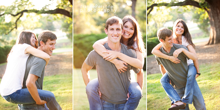 Winston-Salem Tanglewood park engagement photographer