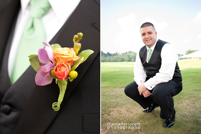 Pine Island country club wedding photos