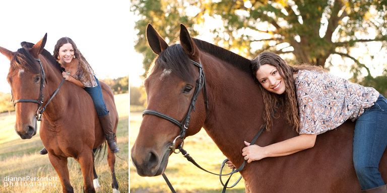 charlotte engagement photos with horses
