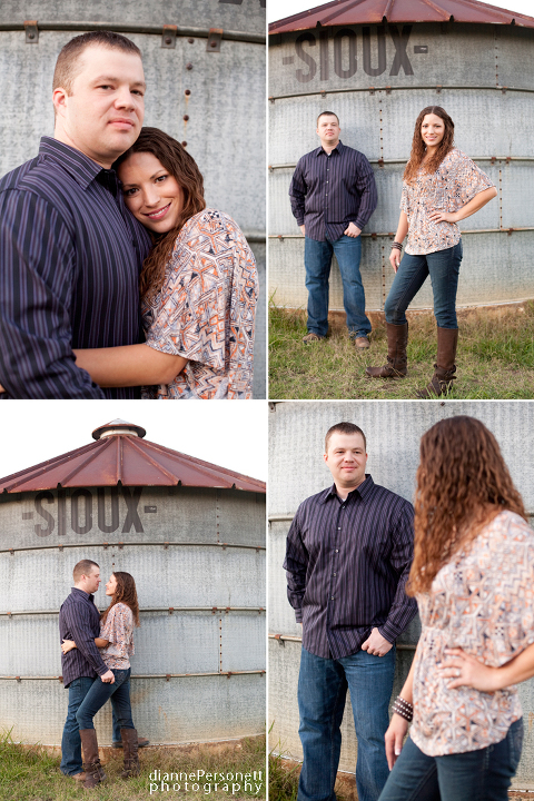 rustic barn engagement session, north carolina