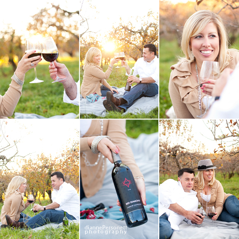 Carrigan Farms styled engagement session