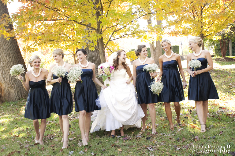 navy blue bridesmaid dresses