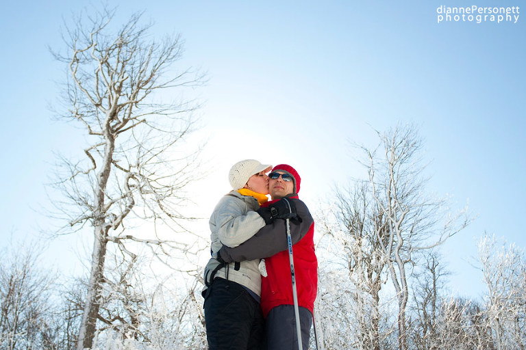 Beech Mountain engagement photos