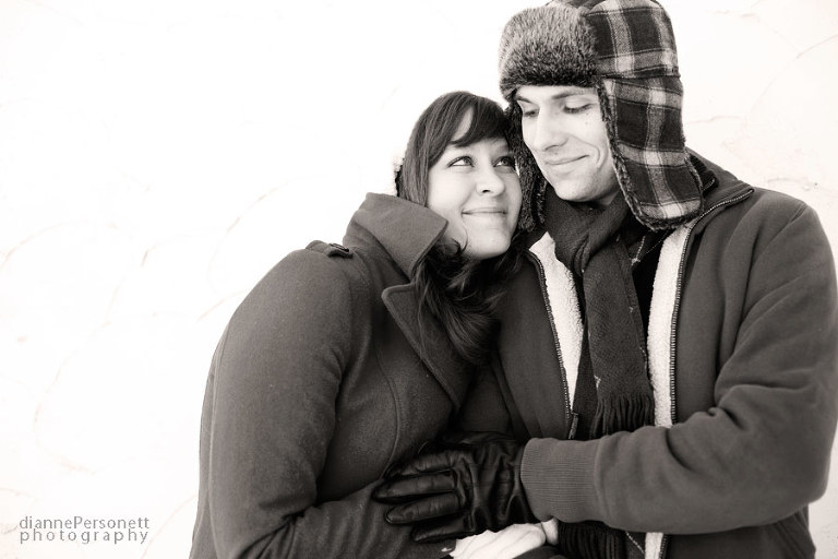 Charlotte winter engagement session