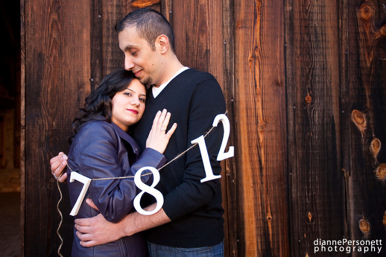 winston-salem old salem engagement photos