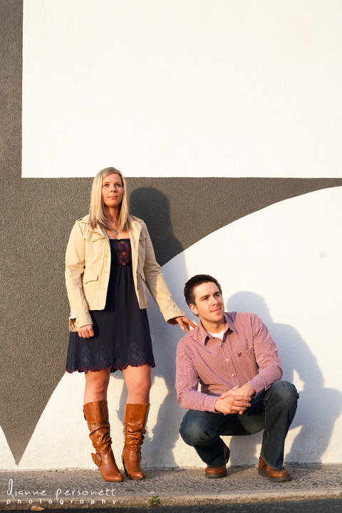 downtown charlotte engagement photos