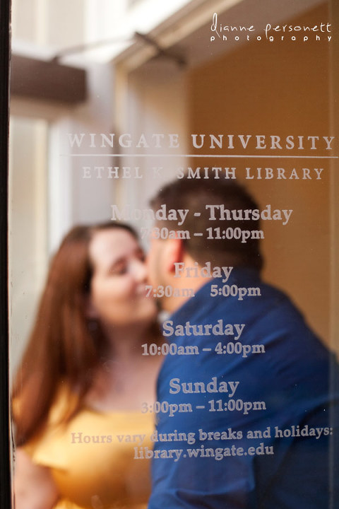 Wingate University engagement session