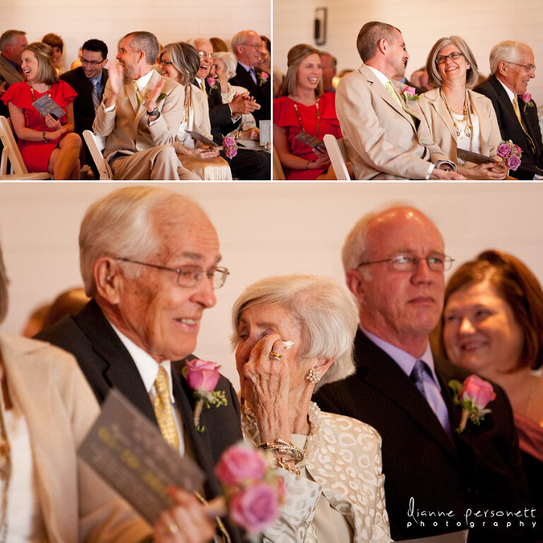 wedding at WinMock Barn Winston-Salem