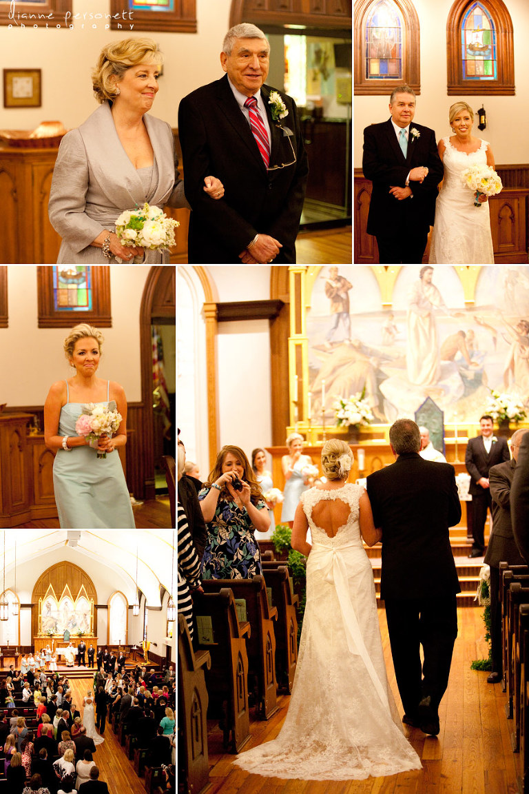 Wedding at St. Peter's Catholic Church Charlotte