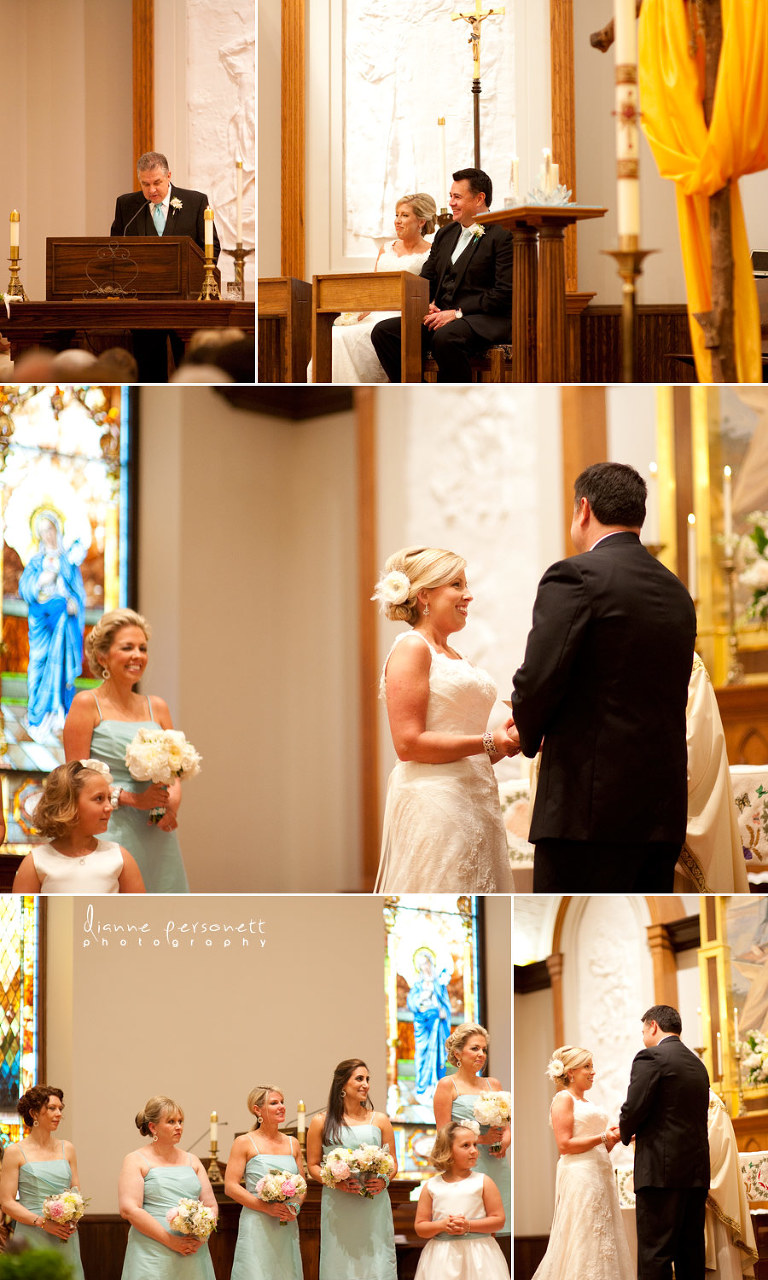 Wedding at St. Peter's Catholic Church Charlotte