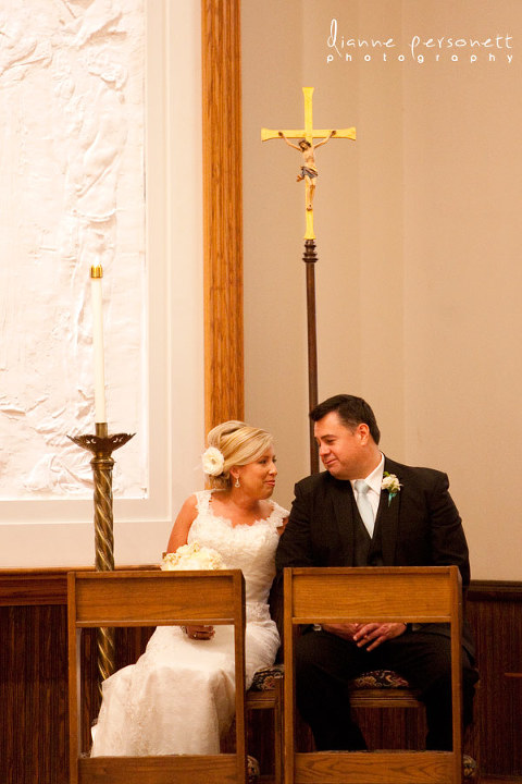 Wedding at St. Peter's Catholic Church Charlotte