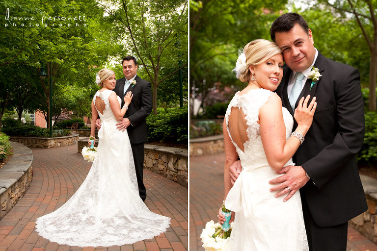 Wedding photos at The Green Charlotte, Uptown Charlotte wedding