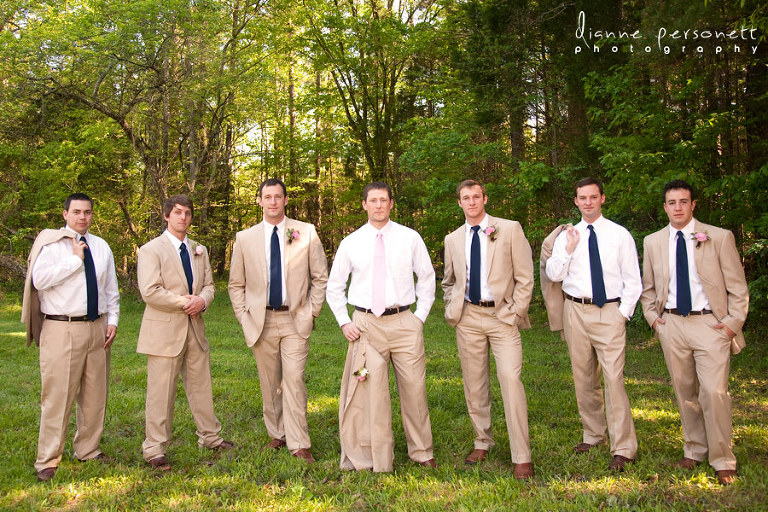 wedding photos at the Orchard House concord nc