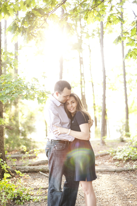 Jetton park lake norman engagement photos