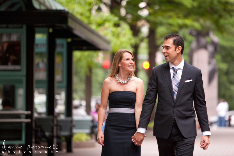 Engagement photos Uptown Charlotte