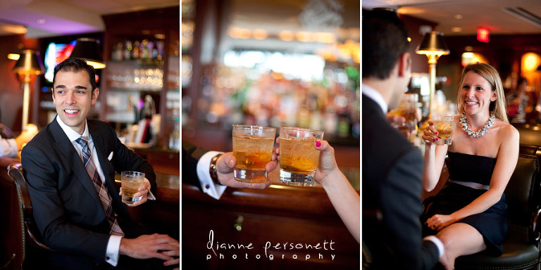 Charlotte City Club engagement photos