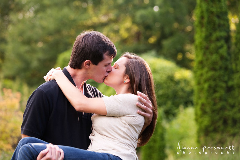 Daniel Stowe Botanical gardens engagement photos