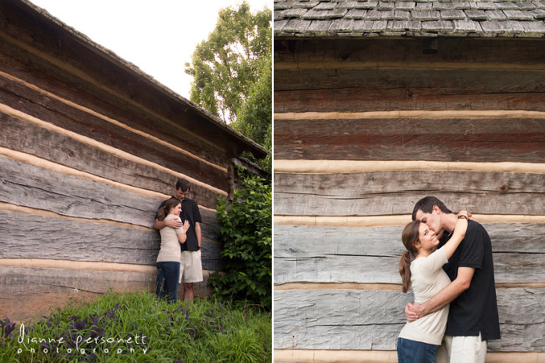  engagement photos at Daniel Stowe Botanical gardens 