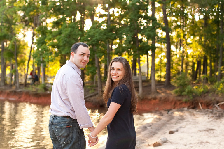 Jetton park lake norman engagement photos
