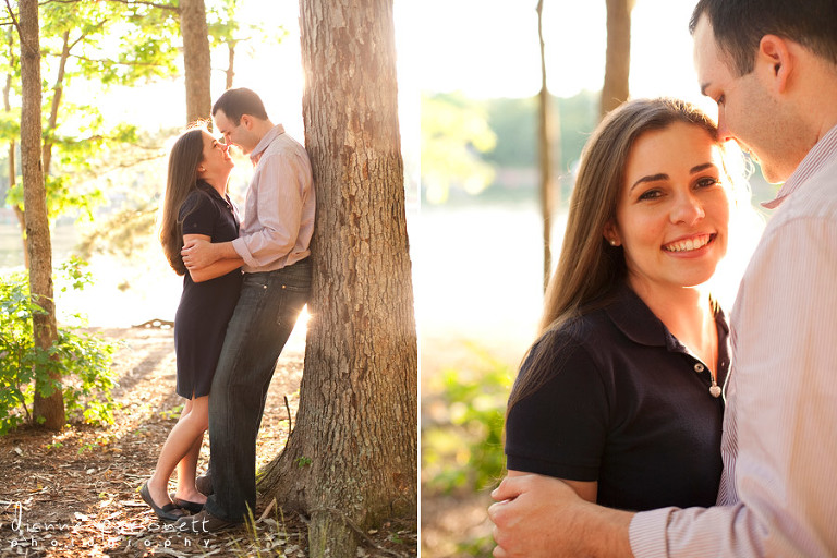 Jetton park lake norman engagement photos