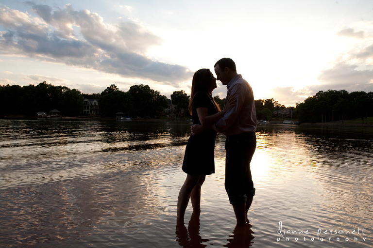 jetton park, lake norman engagement session