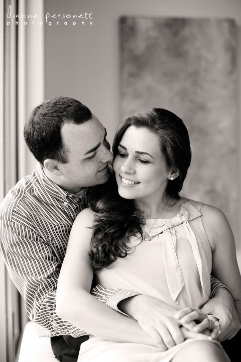 Charlotte uptown engagement session