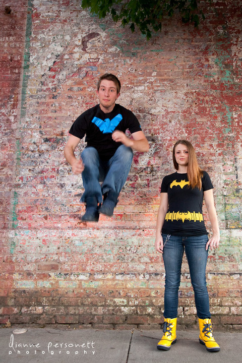 NoDa Charlotte engagement photos