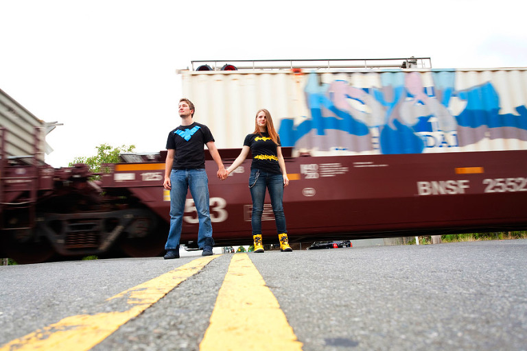 NoDa Charlotte engagement photos