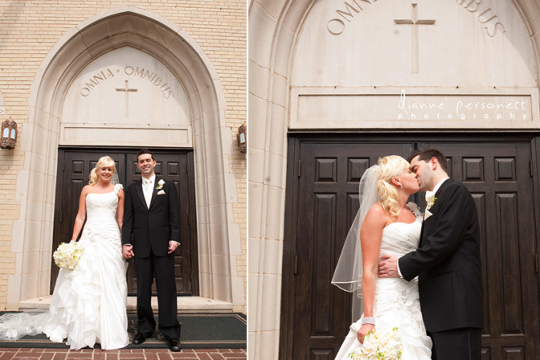 wedding photography at St.Patrick's Cathedral Charlotte 