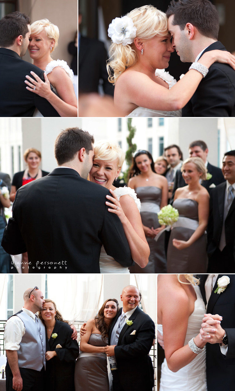 Rooftop Holiday Inn Uptown Charlotte wedding