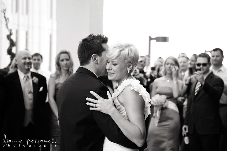 Rooftop Holiday Inn Uptown Charlotte wedding photos