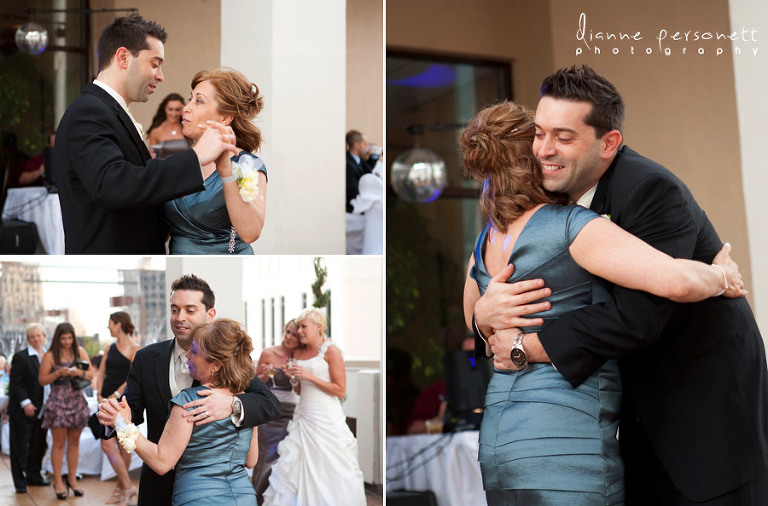 Rooftop Holiday Inn Uptown Charlotte wedding photographer