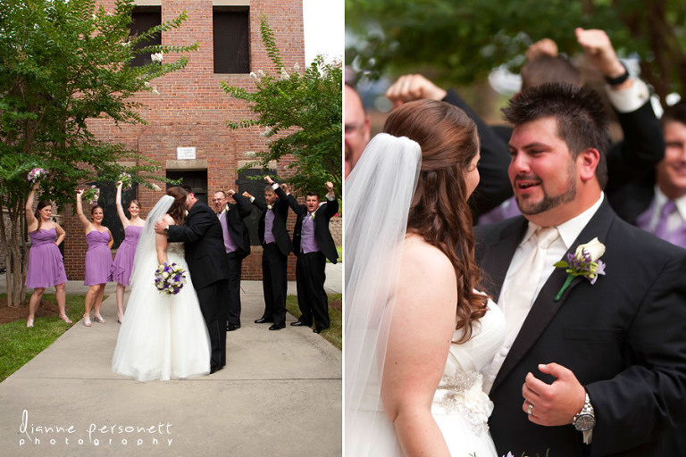 wedding photography at the Palmer Building Charlotte