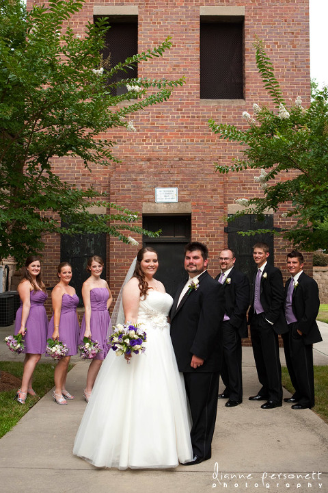 wedding photography at the Palmer Building Charlotte