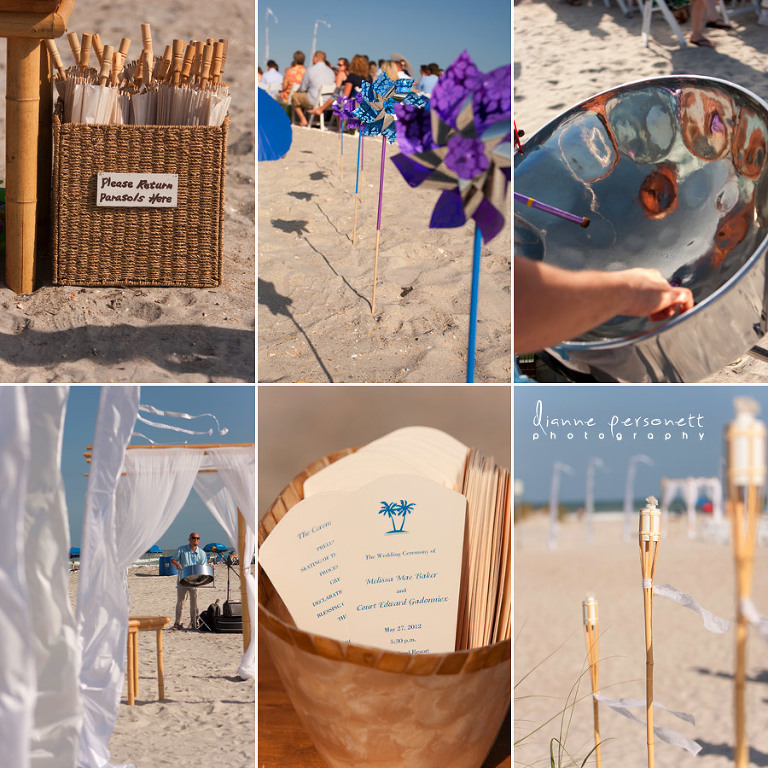 wedding photos at shell island wilmington