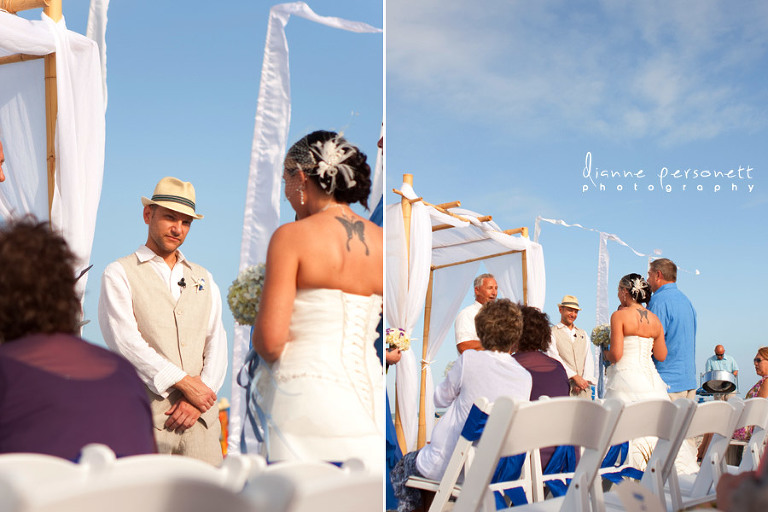 wedding photos at shell island wilmington