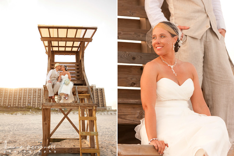 shell island nc wedding
