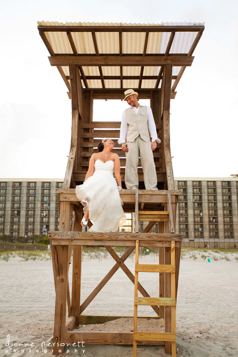 wedding photos at shell island wilmington nc
