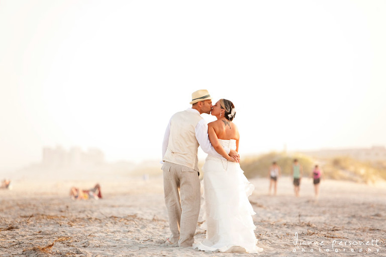 wedding photos at shell island wilmington nc