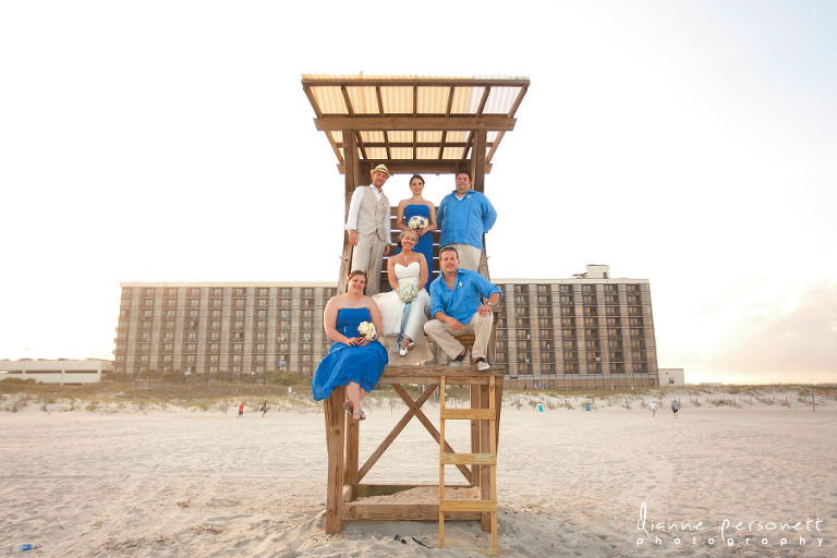 wedding photos at shell island wilmington nc