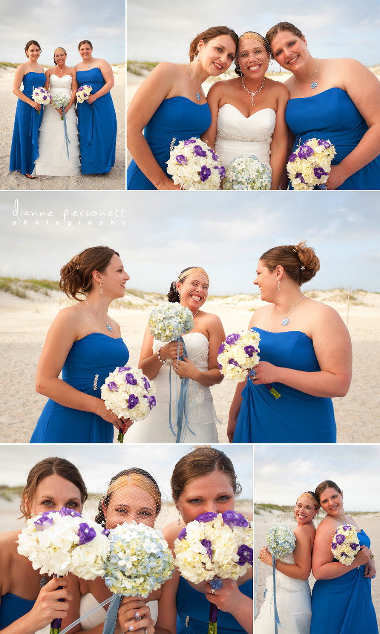 wedding photos at shell island wilmington nc