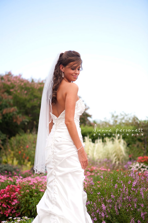 Daniel Stowe Botanical gardens bridal portraits