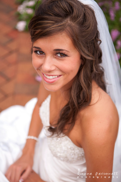 bridal portraits at Daniel Stowe Botanical gardens belmont nc