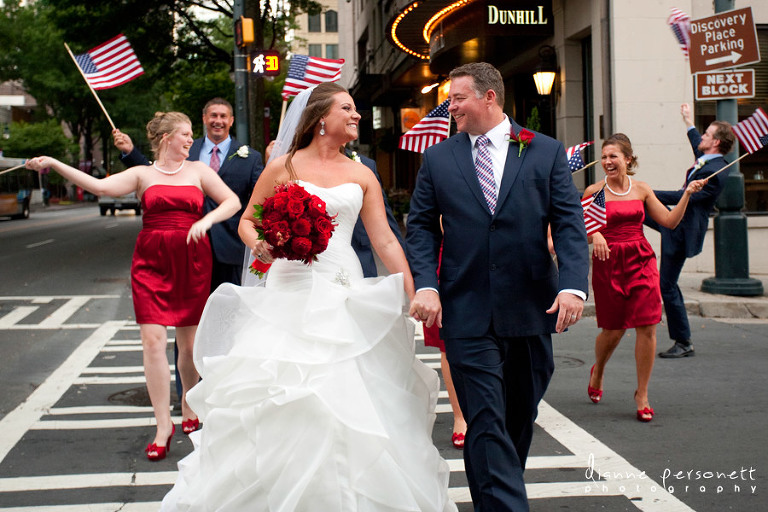 July 4th wedding photos Charlotte, Dunhill Charlotte wedding