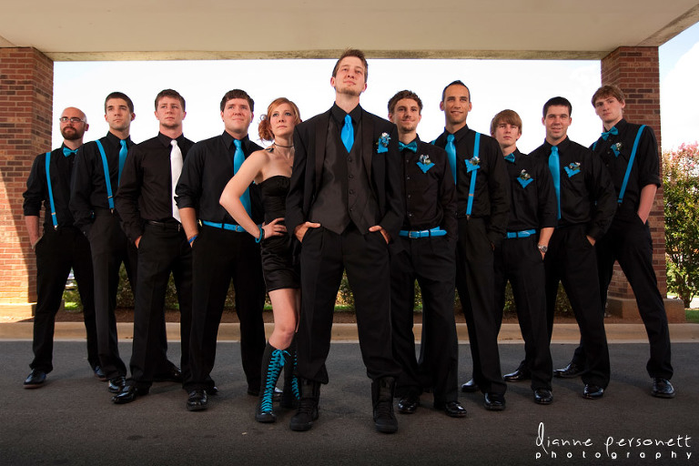 batgirl and nightwing themed wedding