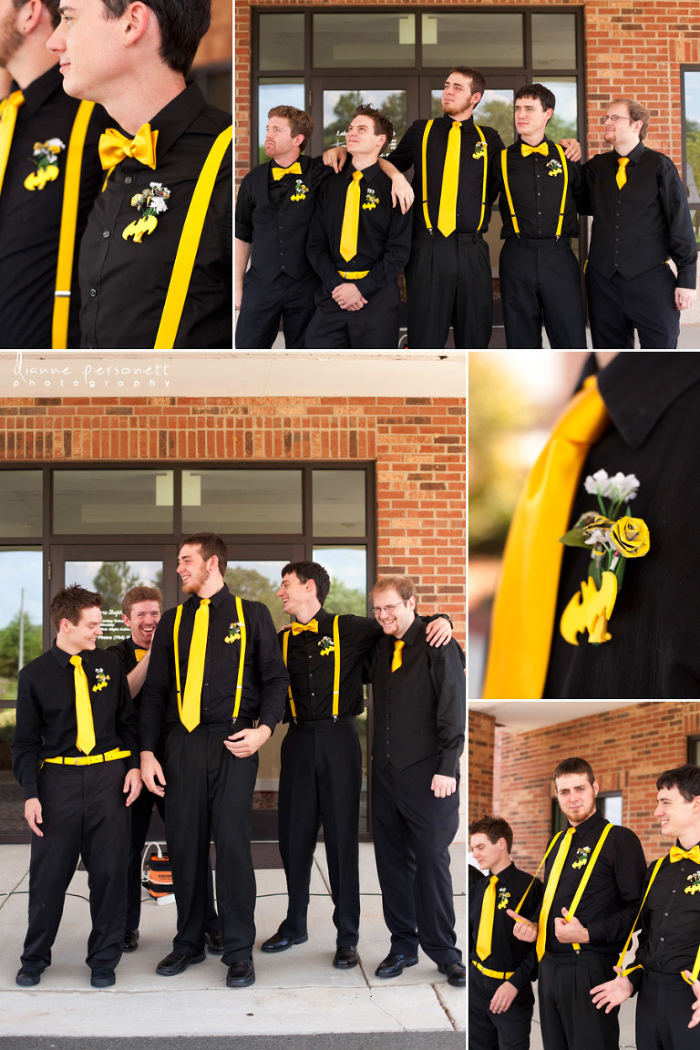 batgirl and nightwing themed wedding