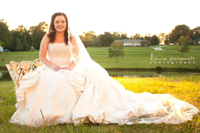 Millikan Farms Sophia NC bridal portraits