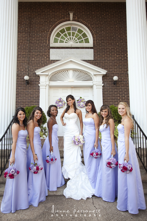 purple bridesmaid dresses