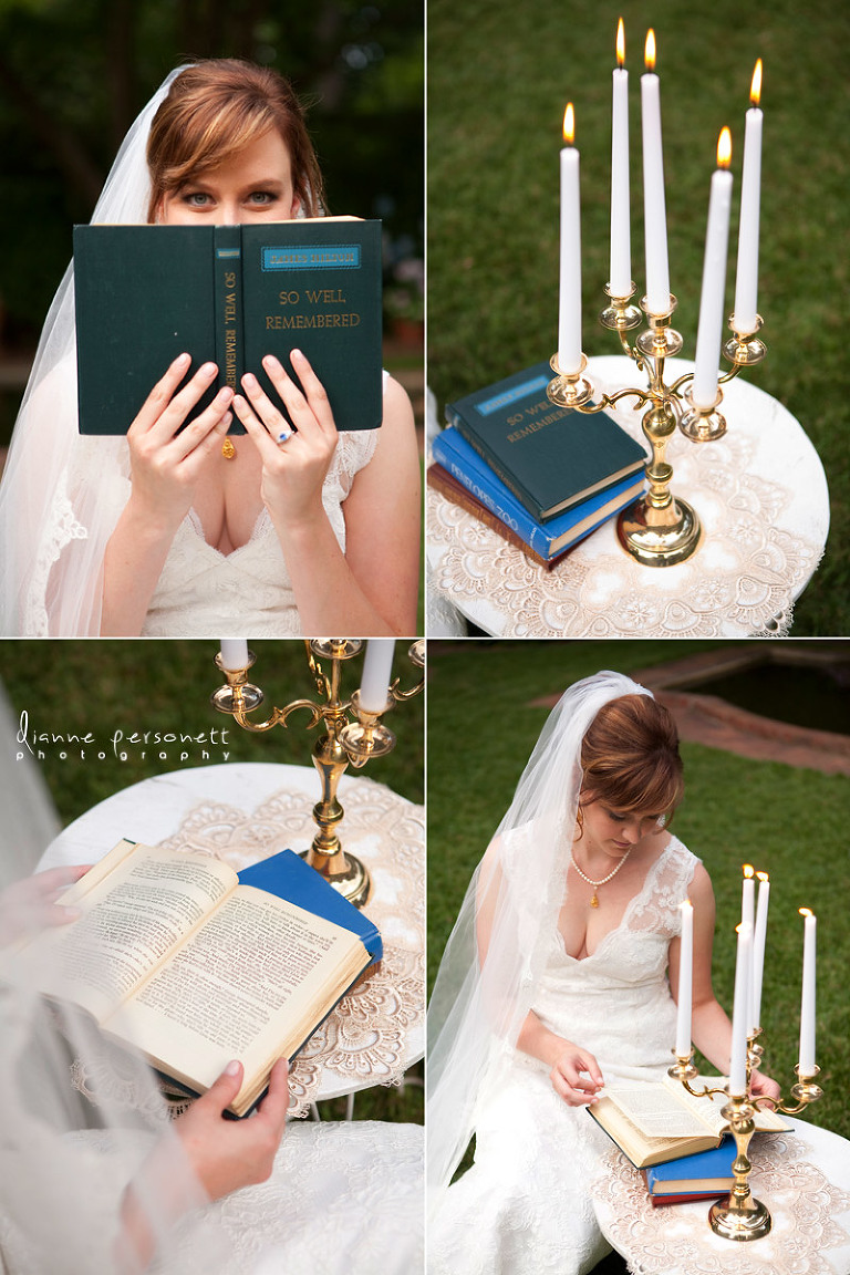 Charlotte bridal session at wing haven gardens